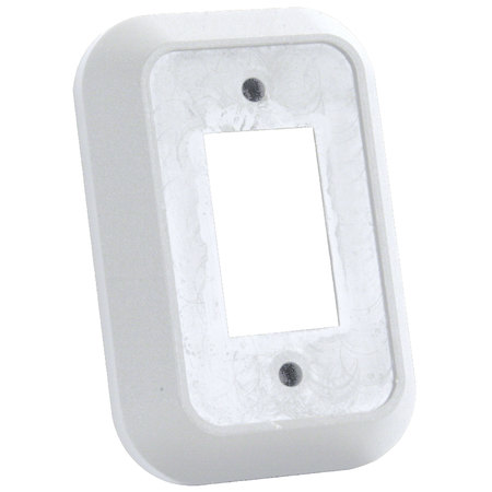 JR PRODUCTS JR Products 13485 Single Switch Wall Spacer - White 13485